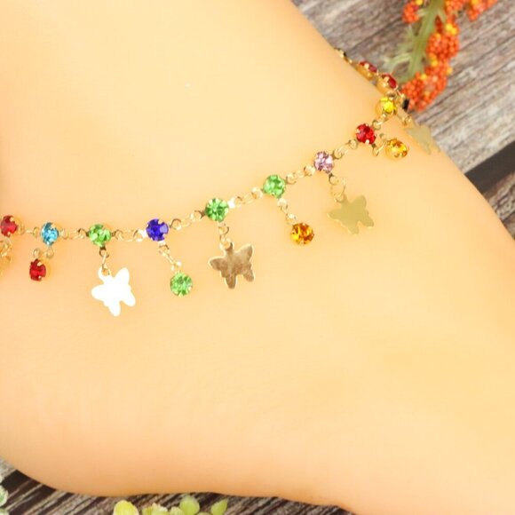 "Elegant Handmade Anklet – Delicate Jewelry for Women, MAR091463 - Picture 9 of 10